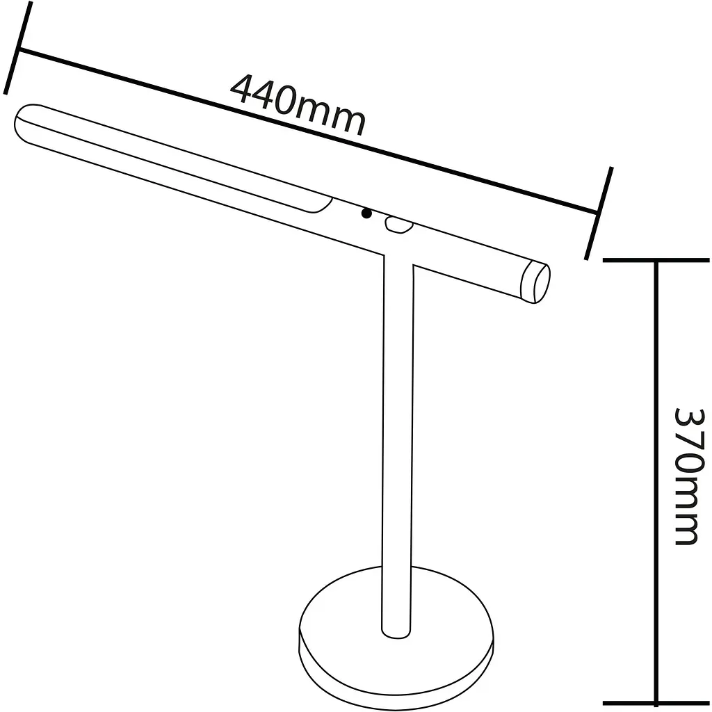 Світильник настільний Horoz Electric Led Banu 22W білий  - фото 3