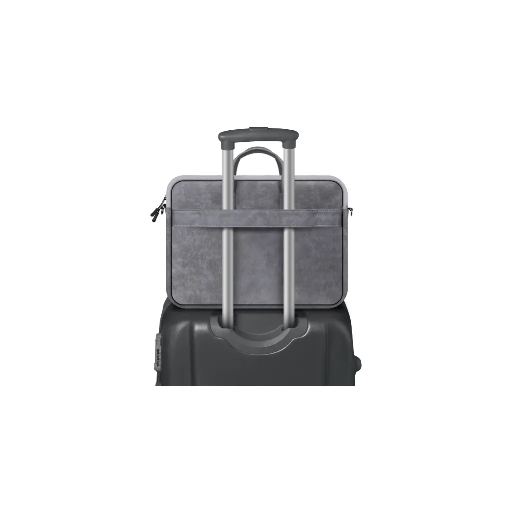 Сумка для ноутбука Defender 15.6" Solid PU gray (26088) - фото 2