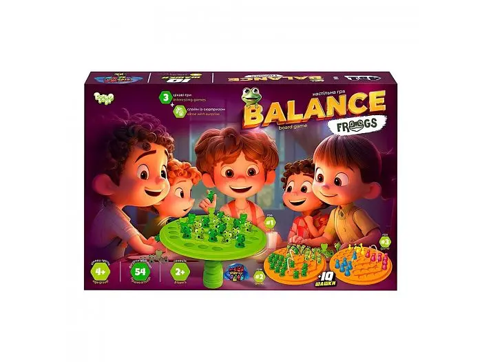 Розвиваюча настільна гра Balance Frogs, Danko Toys