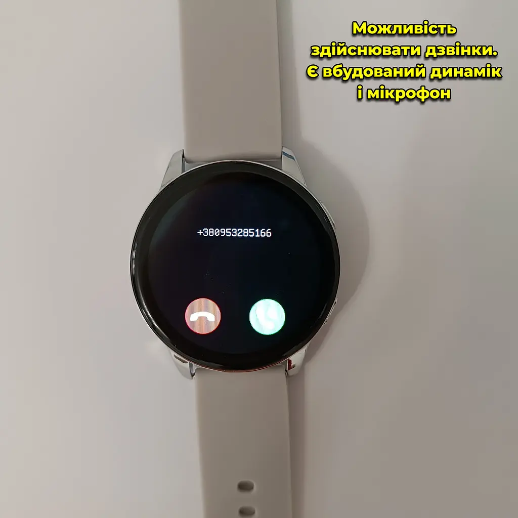 Смарт годинник T2 Pro Active 2 Bluetooth, встановлення свого фону, прийняття/здійснення дзвінків Білий - фото 3