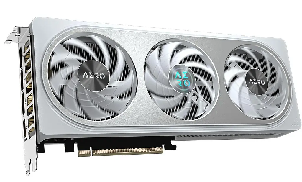 Видеокарта Gigabyte RTX 5060 Ti 8G AERO OC (GV-N506TAERO OC-8GD) (GDDR7, 128 bit, PCI-E v5.0 x8) - фото 4