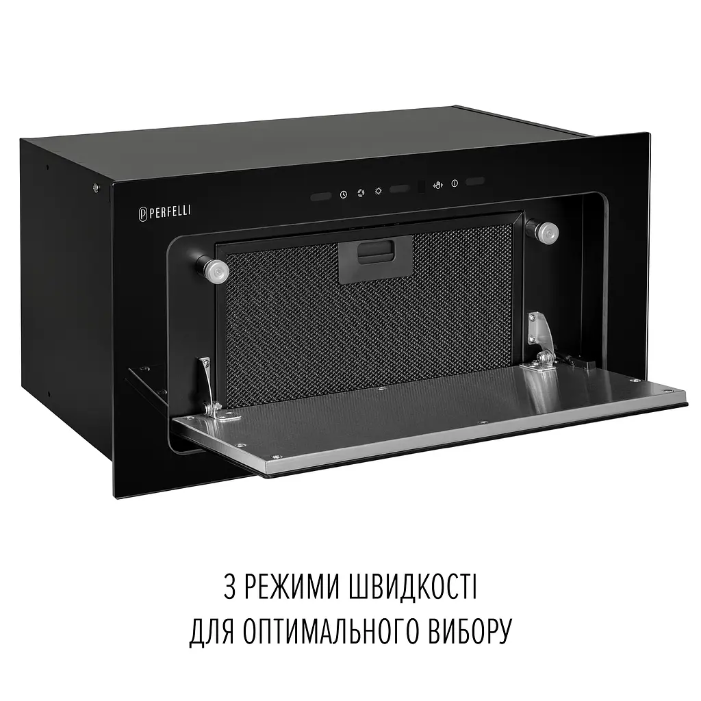 Витяжка повновбудована PERFELLI DESIGN VISION 6 NERO SILENZIO - фото 9
