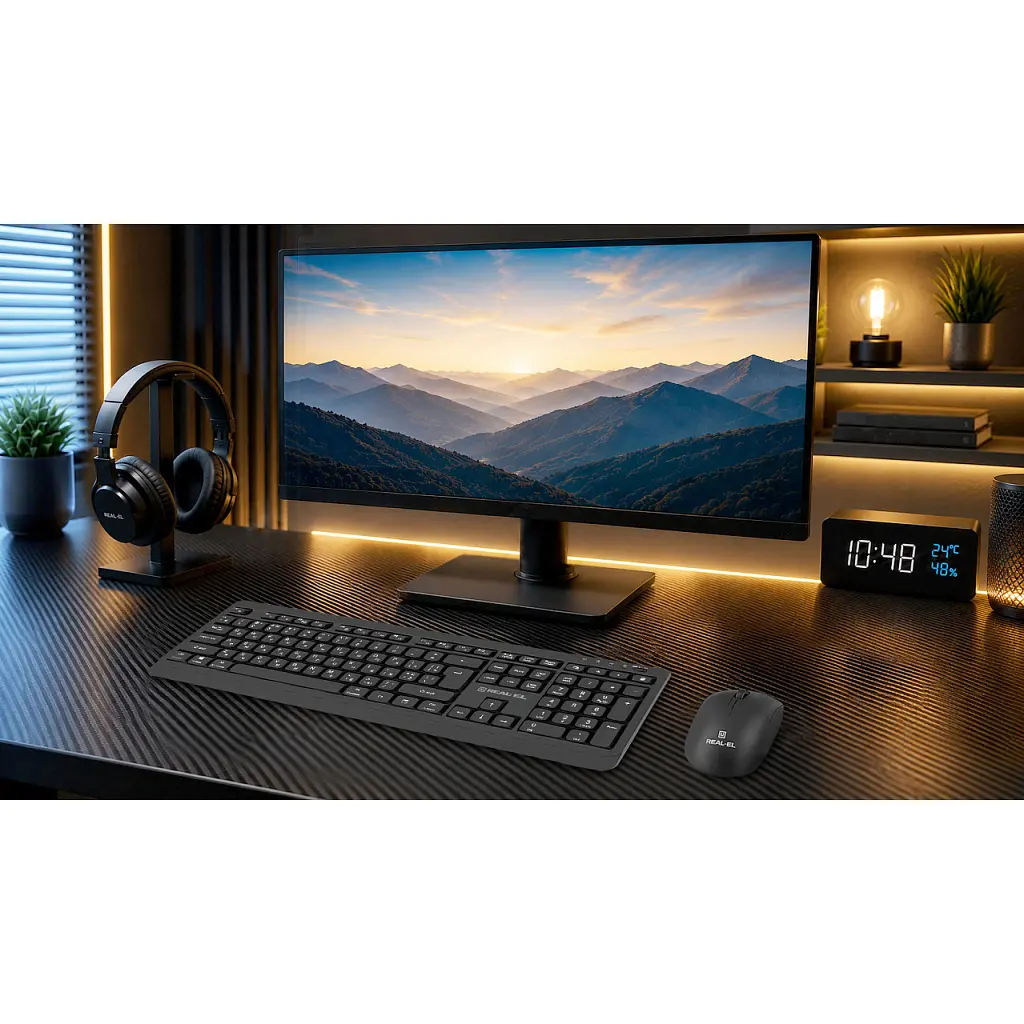 Комплект REAL-EL KIT-555W Wireless Black (EL123100056) - фото 12