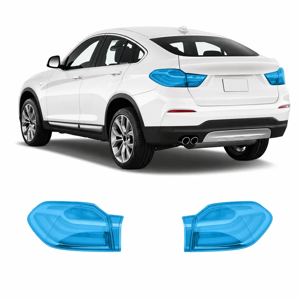 Антигравійна захисна бронеплівка за лекалами для BMW X4 F26 2014-2018 - задні ліхтарі стопи