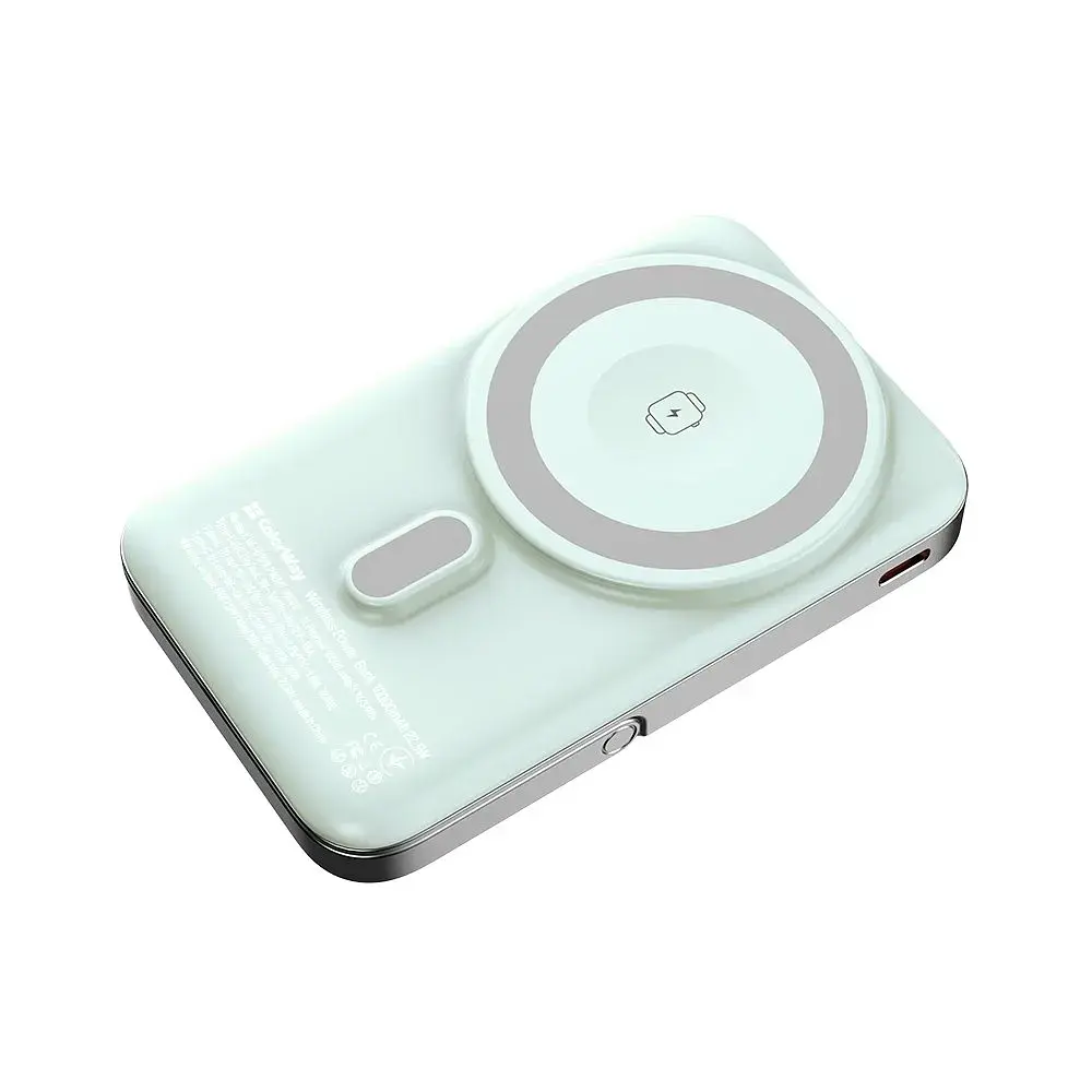 Універсальна мобільна батарея ColorWay 15W MagSafe & Watch Wireless 10000mAh Aquamarine (CW-PB100LPA2MT-WPDD) - фото 5