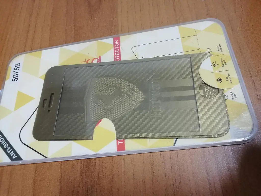 Захисне скло для iPhone 5/5S переднє + заднє золотисте - фото 2