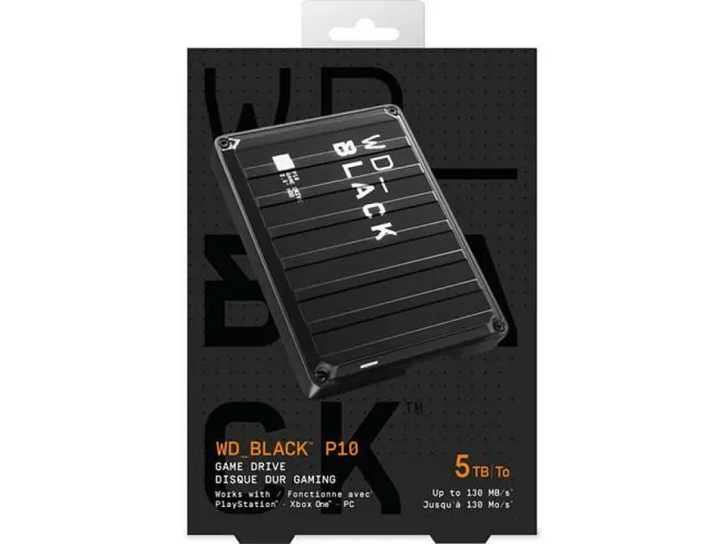 Зовнішній жорсткий диск WD BLACK P10 Game Drive 5 TB (BA3A0050BBK-WESN) - фото 5