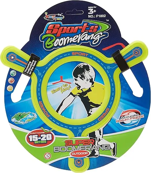 Бумеранг для дітей Sports Boomerang іграшка для вулиці що повертається дальність 15–20 м - фото 7