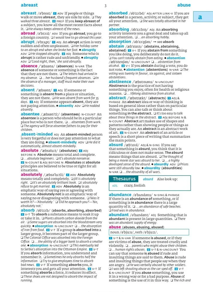 Collins COBUILD Intermediate Learner's Dictionary 3rd Edition - фото 12
