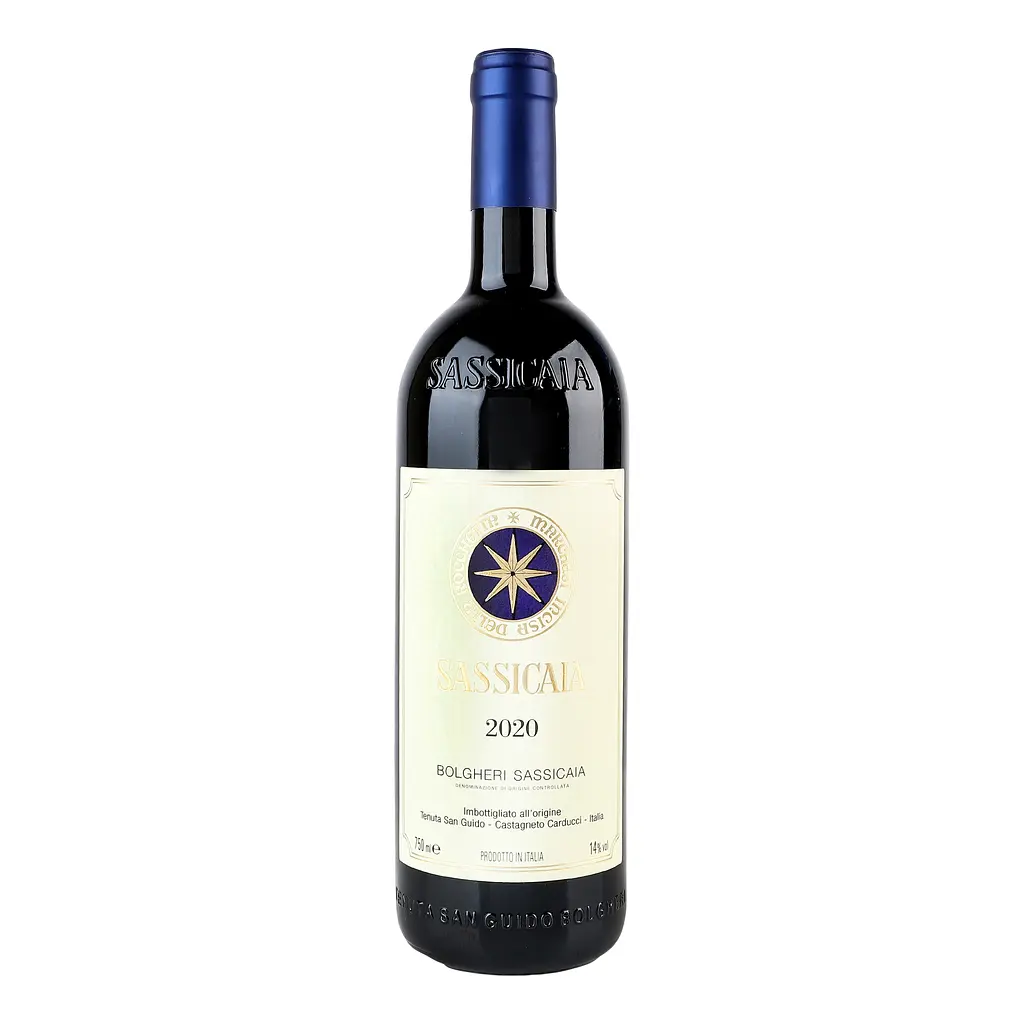 Вино Tenuta San Guido Sassicaia Cabernet Bolgheri DOC, красное, сухое 13,5%, 0,75 л - фото 2