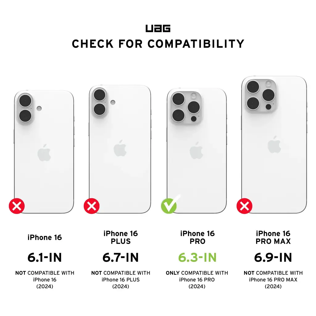 Чохол-накладка Urban Armor Gear Magsafe для Apple iPhone 16 Pro Essential Armor Rose (114448114C4C) - фото 7