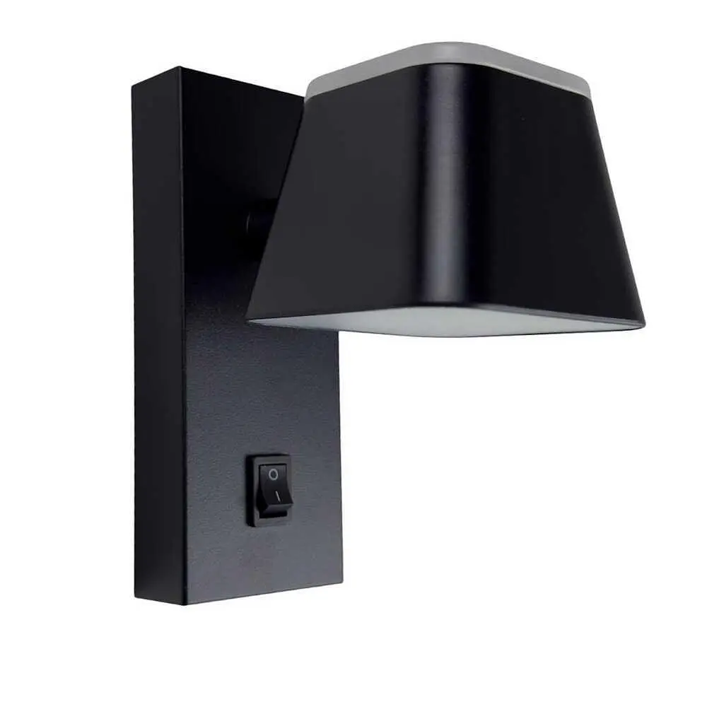 Світильник настінний Violux CROCUS-S 8W 4200K 560Lm IP20 чорний ( 550111 ) - фото 6