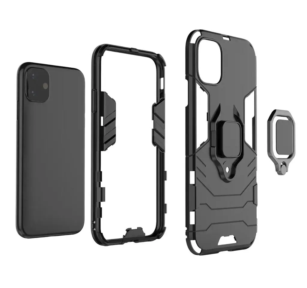 Чохол бампер Primolux Ring Armor для Apple iPhone 11 Black - фото 5