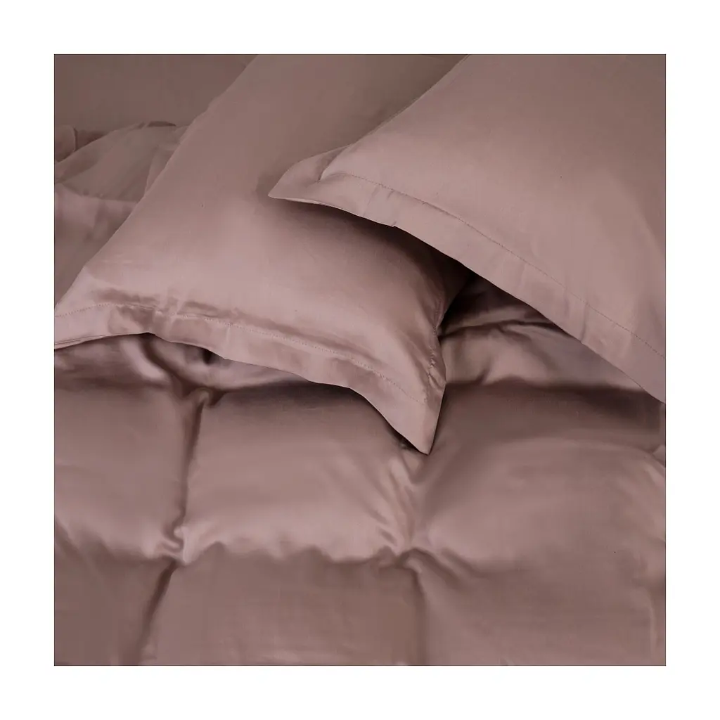 Постільна білизна MirSon Tencel №08 Beige 200x220 Євро (2200009637155) - фото 3