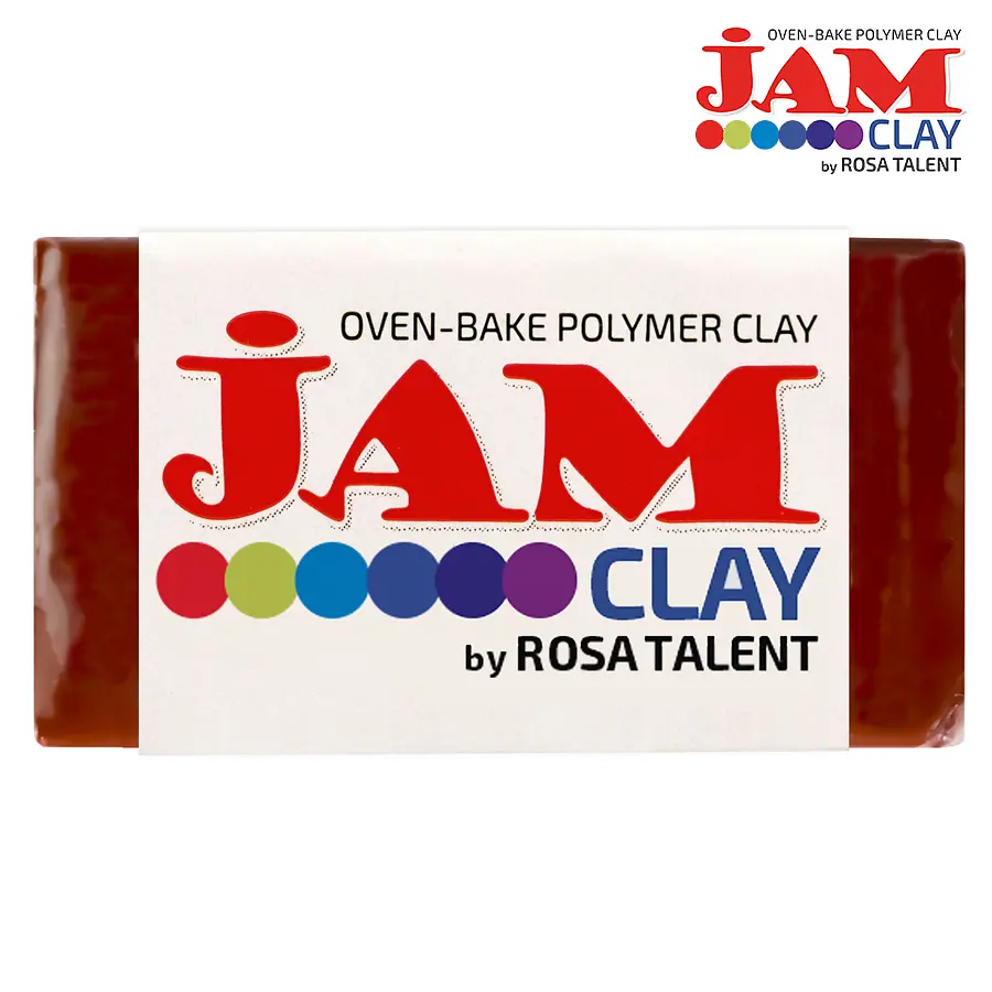 Пластика Jam Clay Темний шоколад 20 г ROSA Talent (4823098511458)