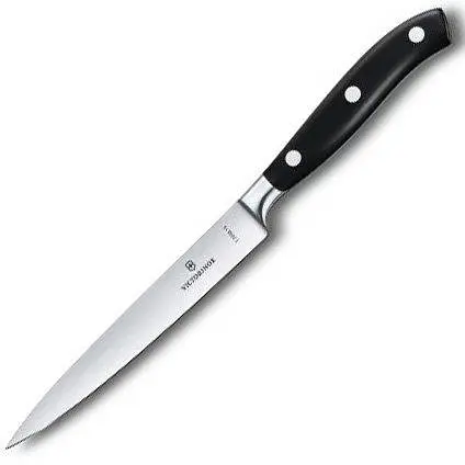 Кухонний ніж Victorinox Grand Maitre Carving лезо 15см з чорн. ручкою у подар.упак.