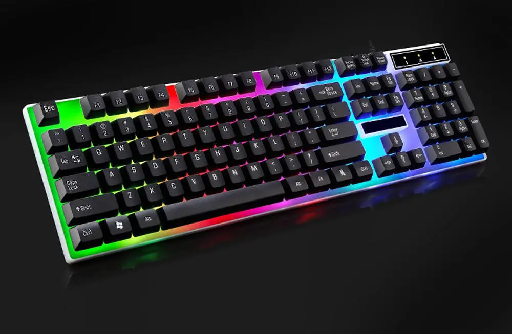 Ігрова провідна USB клавіатура та мишка Gaming G21B з RGB підсвічуванням - фото 4