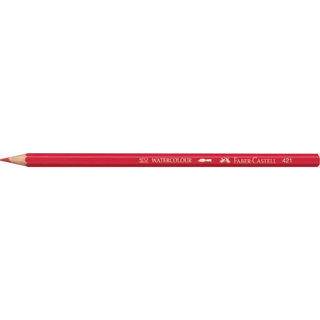 Олівці кольорові Faber-Castell акварельні , 12 кольорів + пензлик (114413) (1407) - фото 4