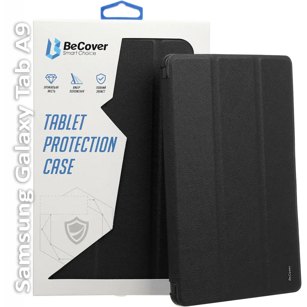Чохол до планшета BeCover Smart Case Samsung Tab A9 SM-X115 8.7" Black (709902) - фото 2