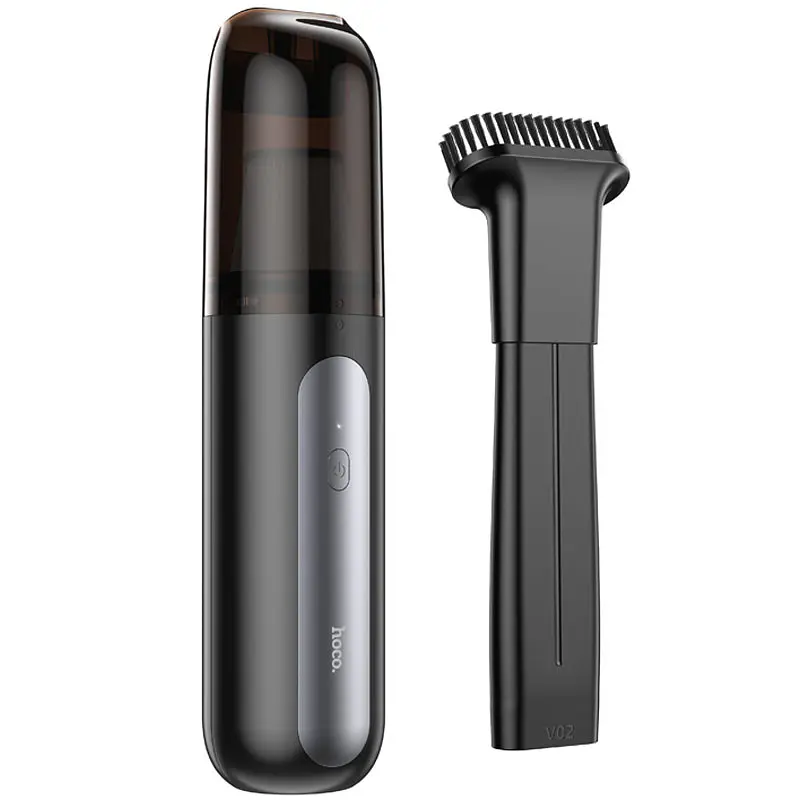 Портативний порохотяг ZP1 Cool portable car vacuum cleaner Black gray Hoco teh0029362