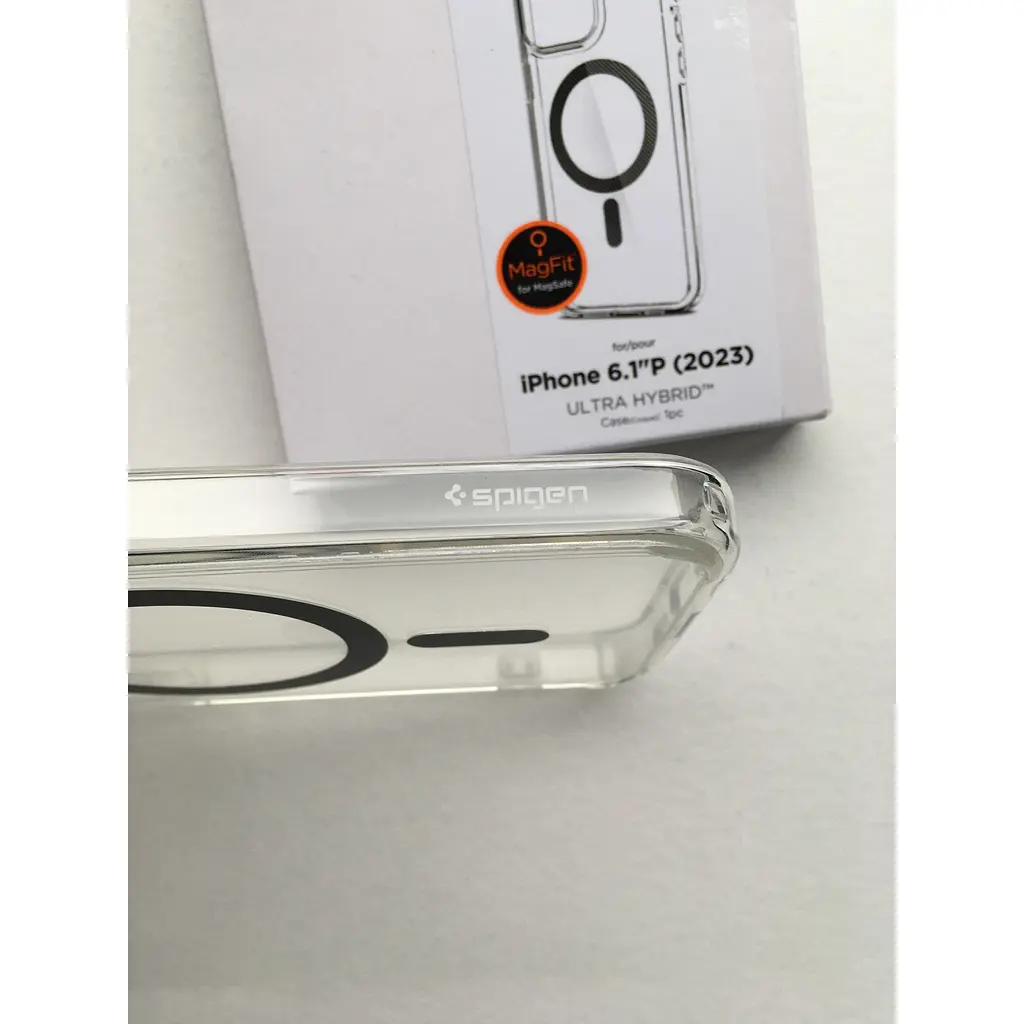 Противоударный чехол Spigen Ultra Hybrid MagFi для iPhone 15 Pro (6.1") Graphite ACS06716 - фото 6