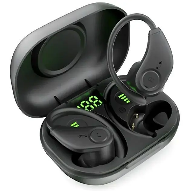Бездротові навушники Bluedio S6 V2 Bluetooth із зарядним чохлом Чорні - фото 4