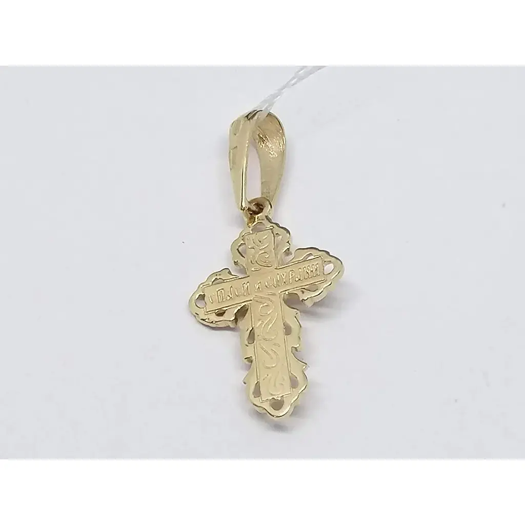 Золотий хрестик Імперія золота. Розп'яття Христа. КР309И - фото 4