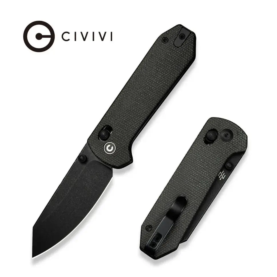 Ніж Civivi Yonder, Black Micarta, Darkwash (C23073B-1) - фото 10