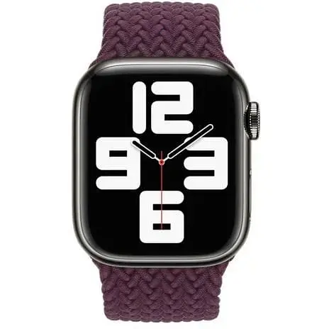 Ремешок CasePro Braided Solo Loop Dark Cherry Size M для Apple Watch 42mm/41mm/40mm/38mm - фото 2