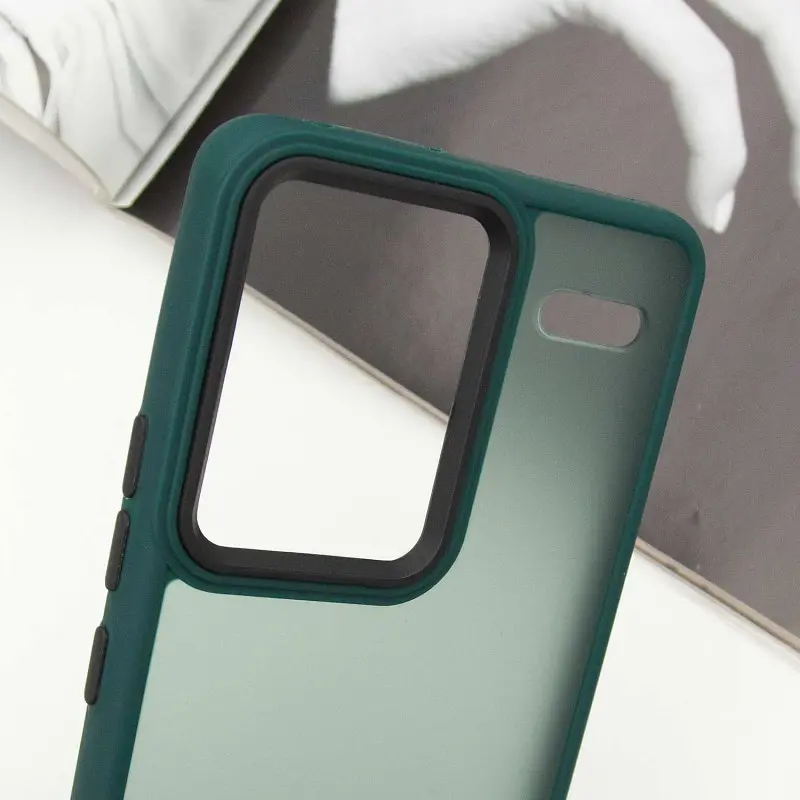 Чохол TPU+PC Lyon Frosted для Xiaomi Redmi Note 13 Pro+ Green - фото 4