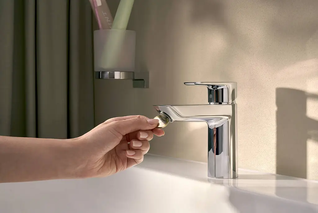 Змішувач для умивальника Hansgrohe Neovis Q 100 з д/к push-open chrome 71348000 - фото 5