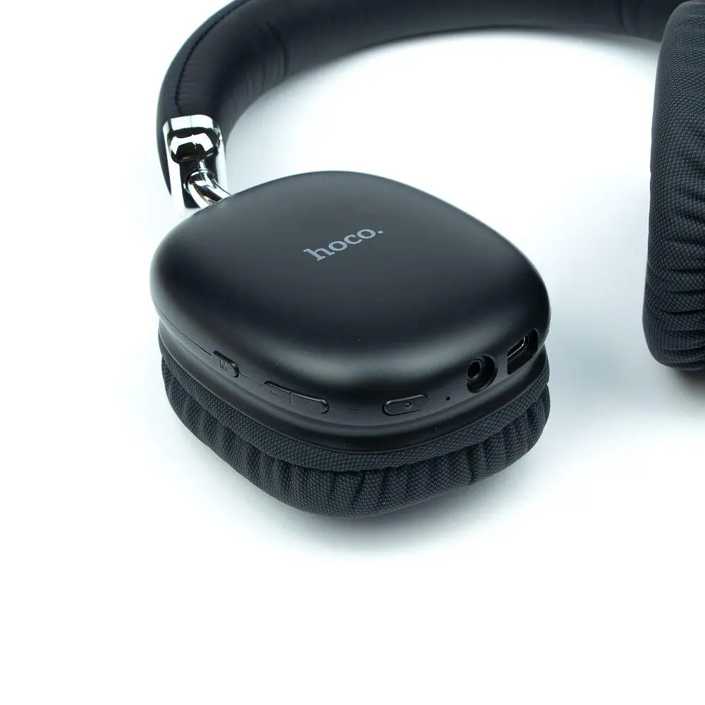 Бездротові повнорозмірні навушники HOCO W35 Bluetooth 5.3 стереогарнітура чорні - фото 4