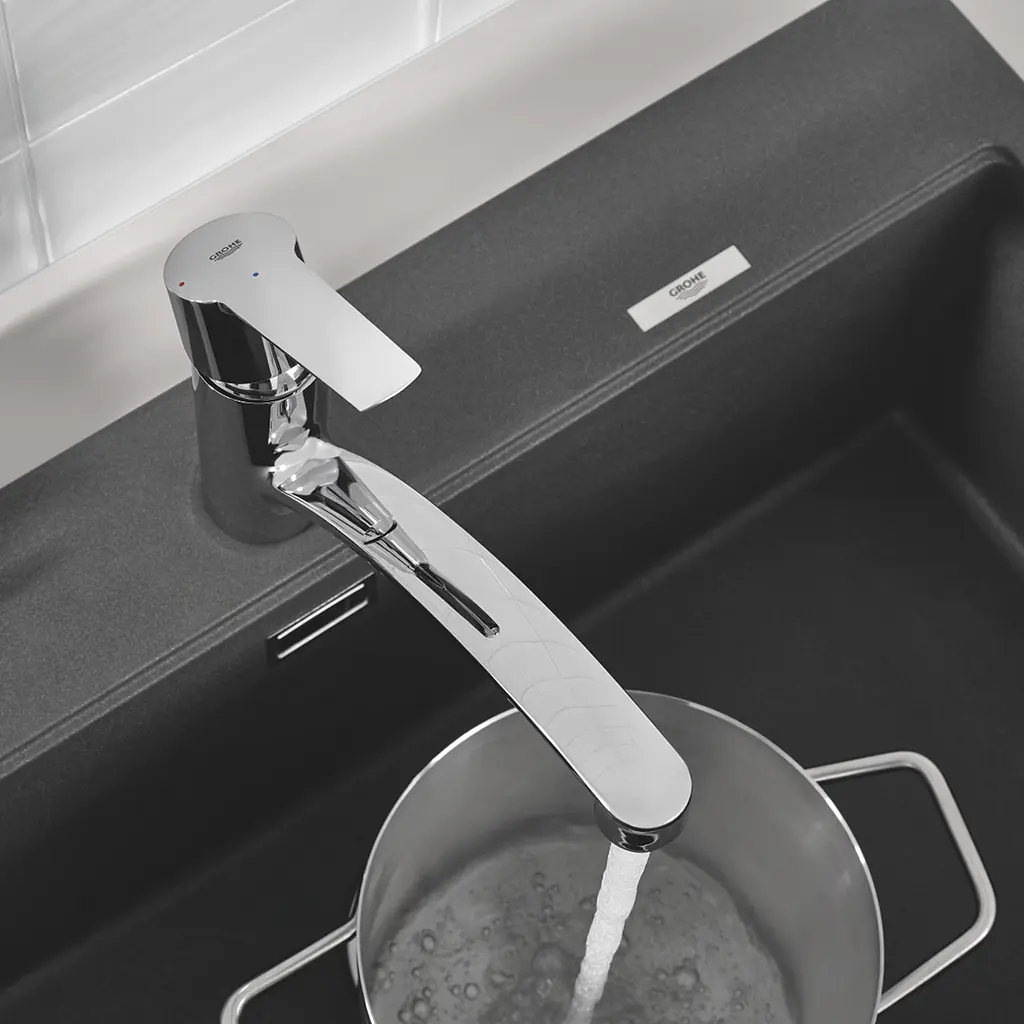 Змішувач для кухні Grohe QuickFix Start 31138002, Хром - фото 7