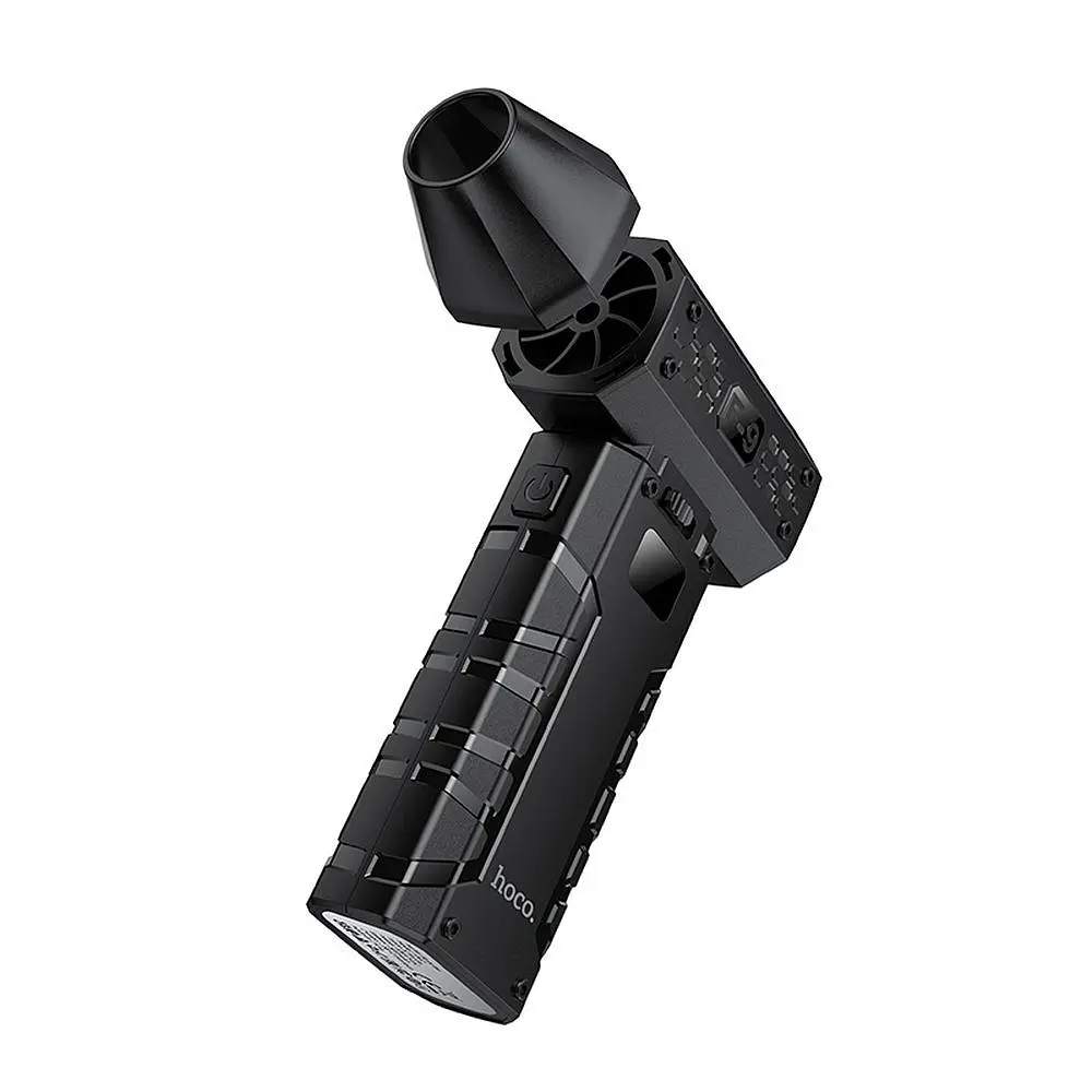 Ручний портативний компресор Hoco HX67, 80000RPM, 40m/s, 275г, Black, Box - фото 6