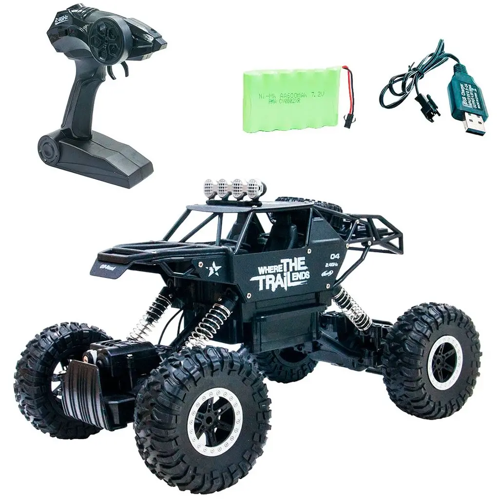 Уцінка. Машинка на радіокеруванні Sulong Toys Off-Road Crawler Where the trail ends чорна (SL-121RHMBl)  - фото 6