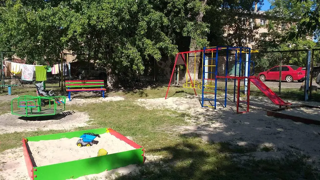 Пісочниця для дитячого майданчика. - фото 9