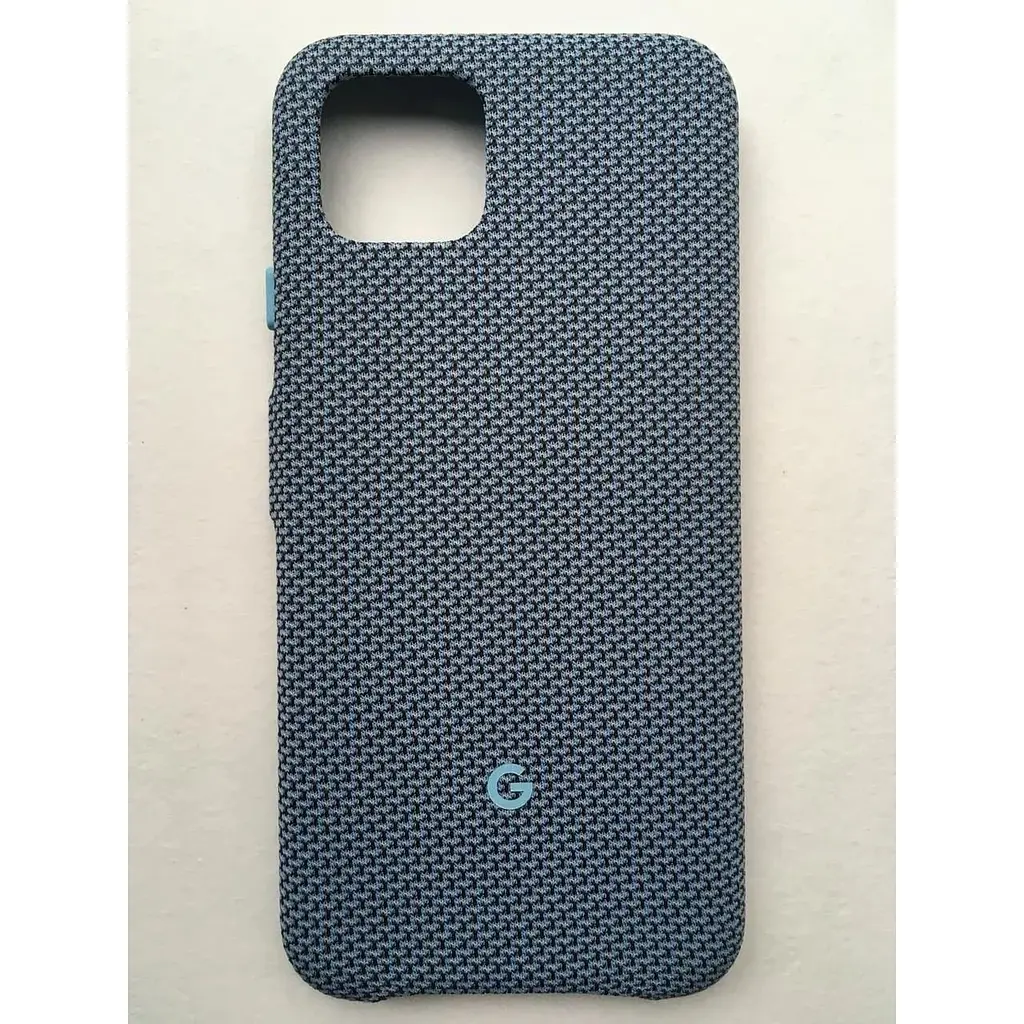 Противоударный чехол Google Soft Knit Fabric Case для Pixel 4 Blue Ish (GA01283) - фото 5