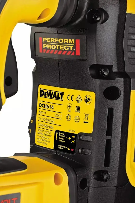 Перфоратор акумуляторний DeWALT SDS-Max 54 В XR FlexVolt без АКБ та ЗП DCH614N - фото 4