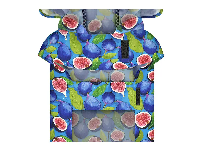 Дождевик для животных WAUDOG Clothes Накидка с капюшоном Инжир M (357-4053) - фото 2