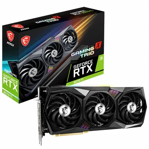 Відеокарта MSI RTX 3070Ti 8Gb Gaming X Trio (GeForce RTX 3070 Ti GAMING X TRIO 8G) (GDDR6X, 256 bit, PCI-E v4.0) Б/в - фото 7