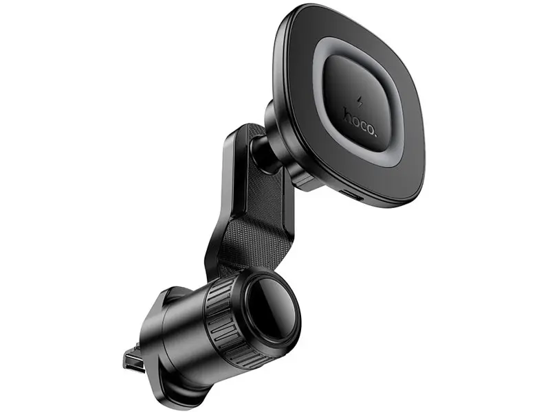 Автомобільний тримач для смартфона Hoco HW30 Crown Black/Metal Gray (6942007646925) - фото 3
