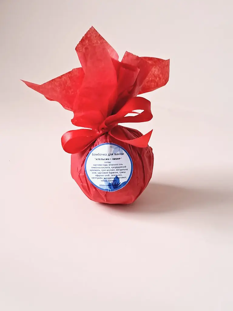 ЕКО бомбочка для ванни Svich Shop аромат стиглого апельсина й імбиру 75 г - фото 2