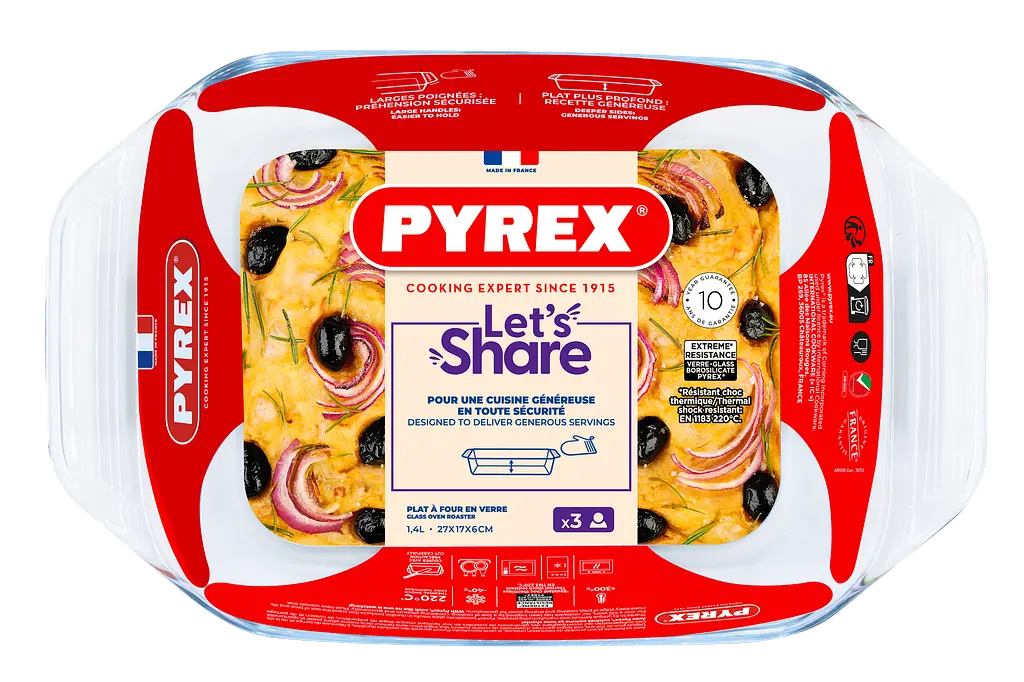 Форма для запікання Pyrex 27х17х6 см 1.4 л kuh0016024 - фото 2