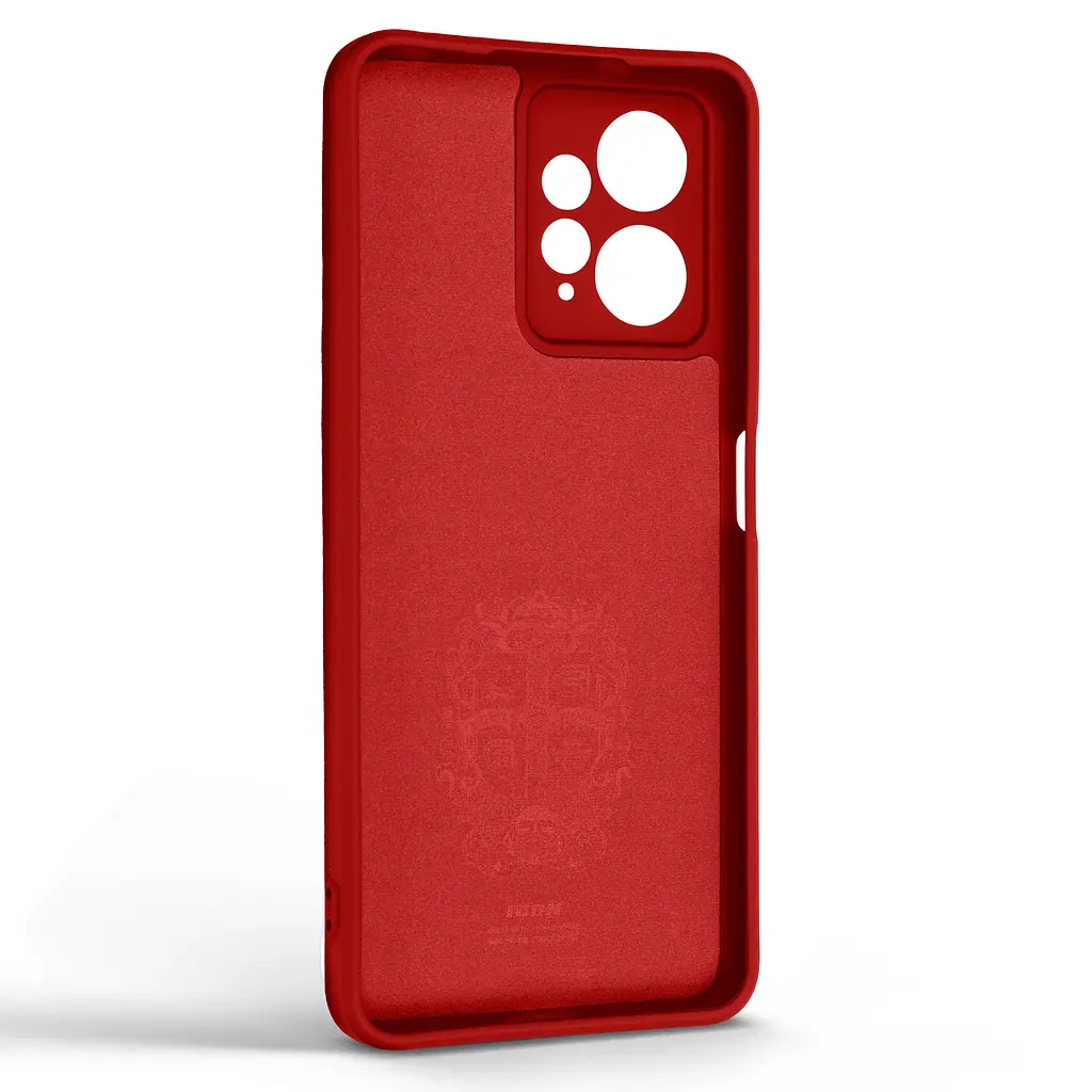 Силиконовый чехол для Xiaomi Redmi Note 12 4G, Icon Ring, красный, панель-накладка, с кольцом-подставкой на 360°, противоударный, возможность использования магнитных держателей, ArmorStandart (ARM68804) - фото 2