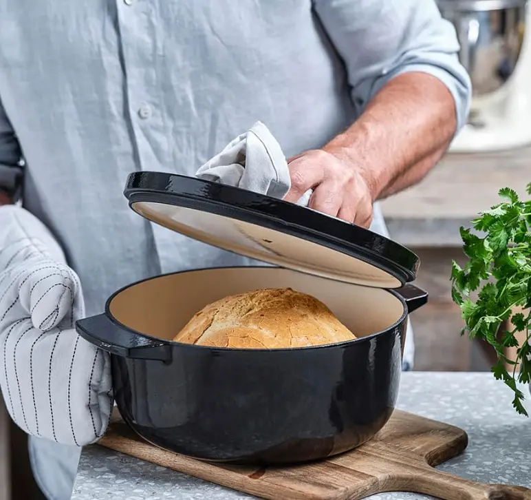Каструля з кришкою KitchenAid СС006061-001 26 см 5,2 л чорна - фото 4