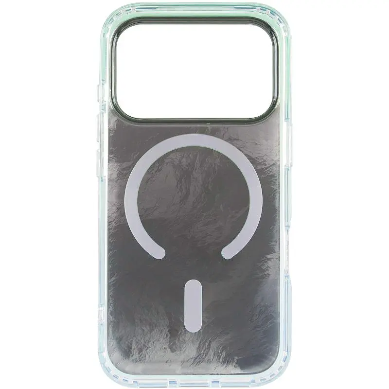 Чохол TPU Shiny Mountain (MagFit) для Apple iPhone 17 Pro Max (6.9) Green - фото 3