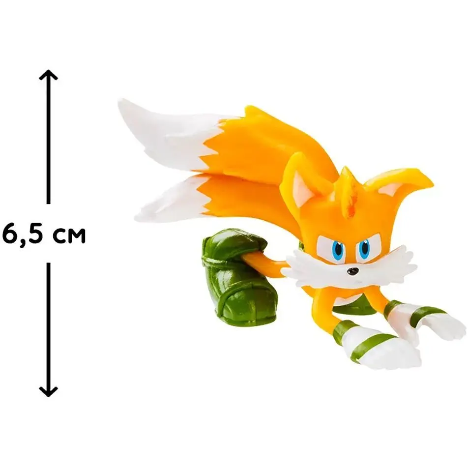 Уцінка. Ігрова фігурка Sonic Prime Тейлз готовий до бою, 6,5 см (SON2010B)  - фото 2