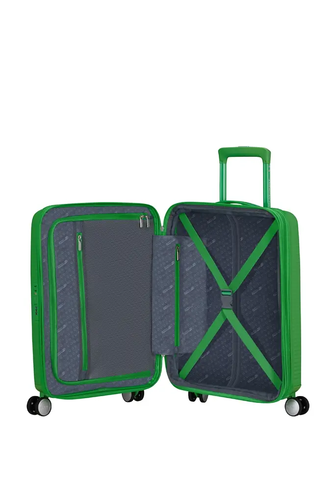 Валіза 55 См American Tourister SOUNDBOX GRASS GREEN 55x40x20(23) 32G*54001 - фото 2