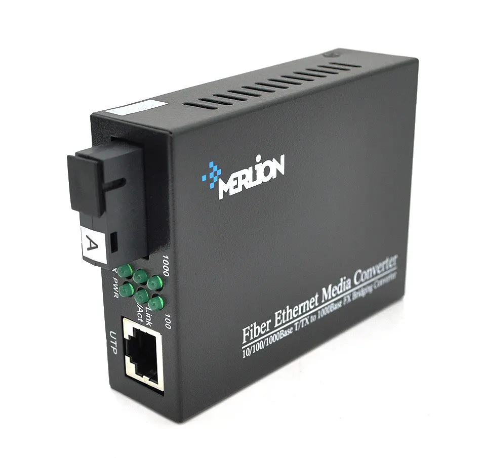 Медіаконвертер Merlion MC1000M (A) RTL8213, 1310nm, 1000Mbit, WDM, 20 km - фото 2