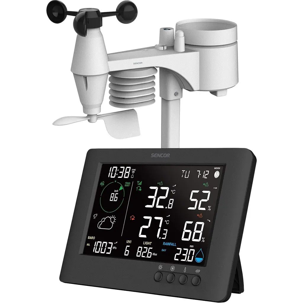 Умная метеостанция Sencor SWS 10500 WIFI [150864] - фото 4